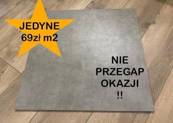 Okazja !! Gres QUBUS DARK GREY 60x60 Ceramika Limone