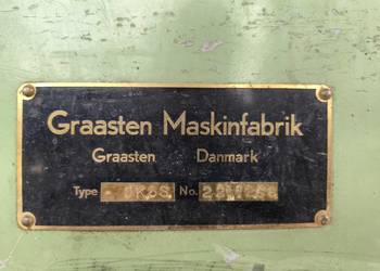 Strugarka wielostronna GRAASTEN MK.6S – duńska maszyna przemysłowa