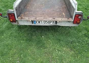 Przyczepka samochodowa tandem laweta do koparki qłada