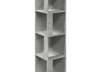 Szafka narożna szarość betonu 33x33x132 cm WM-809039