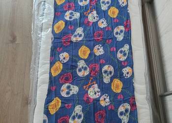 Niebieska chusta apaszka bandamka wzór meksykański, mexico