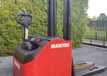 Paleciak elektryczny, wózek widłowy masztowy Manitou
