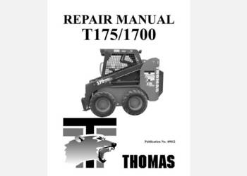 Thomas T175 175 1700 ładowarka instrukcja napraw PL