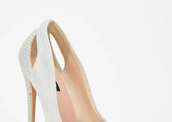 Nowe buty Lost Ink 40 szare szpilki obcasy wysokie elegancki