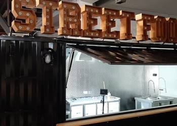 Kontener gastronomiczny morski Food Truck nowy! pawilon pizza kebab HIT!