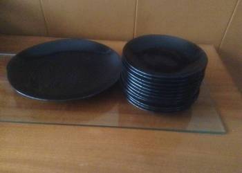 Garnitur 12 porcelanowych talerzyków deserowych +patera lata 80