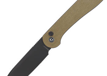 CIVIVI Knife Button Lock Elementum Olive Micarta, Black Stonewashed (C2103…