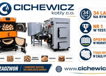 Zgazowarka drewna - piec na szczapy drewna 50 cm i pellet