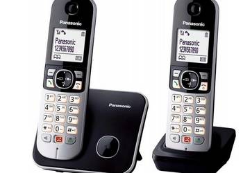 Panasonic zestaw 3 telefonów bezprzewodowych stacjonarnych