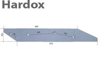 Płoza długa HARDOX do pługa UNIA grudziądz TUR IBIS VIS