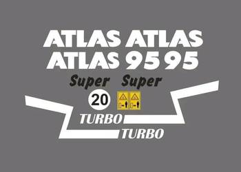 Naklejki naklejka oklejenie ATLAS AR 95 Zamiennik