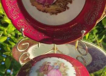 LIMOGES*Francja*puzdro ze scenką rodzajową