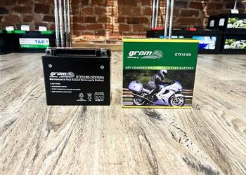 Akumulator motocyklowy GROM GTX12-BS YTX12-BS 12V 10Ah 180A