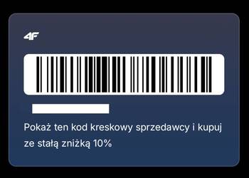 4F Karta rabatowa 10% do sklepu stacjonarnego