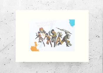 star wars  plakaty A4, rebelianci plakat z gwiezdnych wojen obrazek 21x30