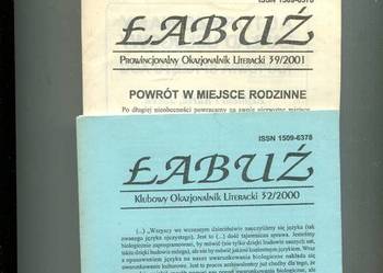 Łabuź Prowincjonalny Okazjonalnik Literacki 3 Numery
