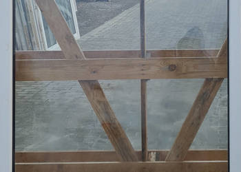 OKNA KacprzaK Witryna 114X102 FIX Używany PCV Plastikowy