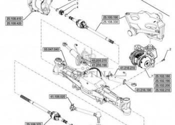 New Holland T6070 Mechanizm róźnicowy 84371310