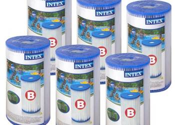 Filtr filtry 6 sztuk typ B do pompy INTEX 29005