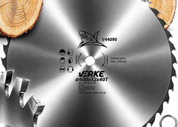 TARCZA PIŁA WIDIOWA TARCZOWA DO CIĘCIA DREWNA DRZEWA 600mm x 32mm 40T WIDIA