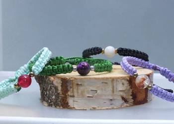 Bransoletka kamień naturalny "celebrytka"