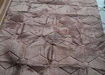 nowy brązowy dywan 220x160 cm brak metki