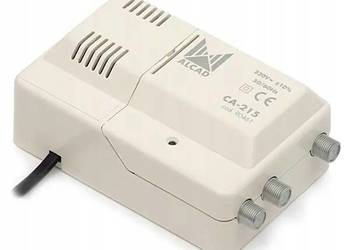 Wzmacniacz Anten DVB-T 2 TV UHF VHF + Zasilacz 12V