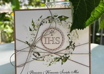 Zaproszenia komunijne z personalizacją