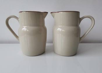 Stare nieużywany dzbanek 2 sztuki porcelt Pruszków lub Tułowice, PRL