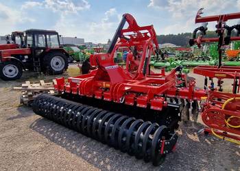 Brona talerzowa siewna 3,0m AGRO-KLON wał daszkowy rurowy