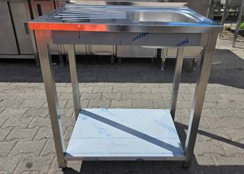 Zlew 1 Komorowy z Półką - 80/60/85 - M.1706 N