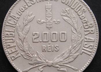 Brazylia 2000 reis 1934 - srebro