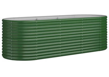 Podwyższona donica malowana proszkowo stal 224x80x68 cm WM-318953