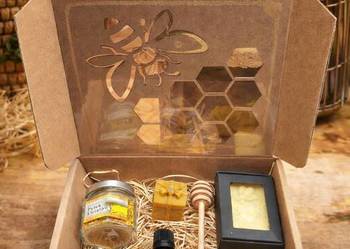 Zestaw prezentowy produkty pszczele - z własnej pasieki