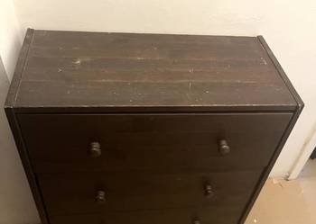 Ikea Drewniana komoda z 3 szufladami, odbiór osobisty Warszawa