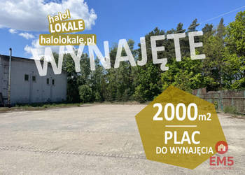 Oferta wynajmu gruntu 2000m2 Księżyno
