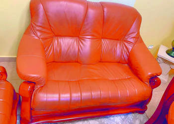 Sofa skóżana 2 osobowa