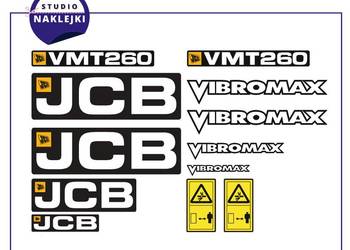 Naklejki Zestaw na Walec drogowy JCB VMT260 VIBROMAX Nalepki