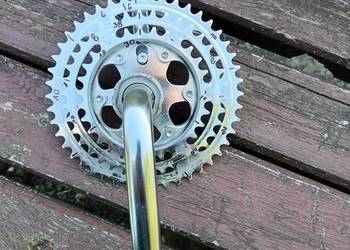 Zestaw korby z zębatka 3 rzędową BMX -a