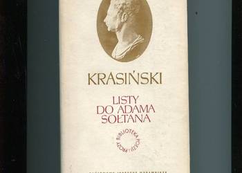 Listy do Adama Sołtana - Zygmunt Krasiński