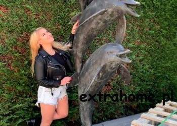 Fontanna z brązu 5 Delfinów . Delfiny H300cm