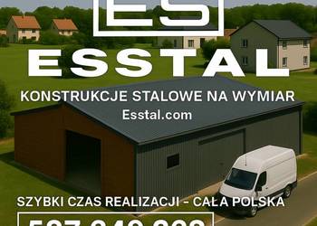 Garaż Blaszany - Hala Magazynowa | MAGAZYN | Wiaty | - ESSTAL-