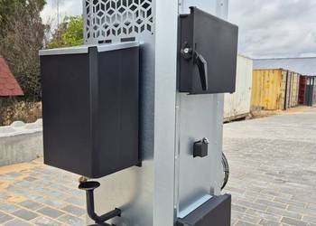 Dmuchawa warsztatowa, koza, piec na olej+drewno NG30 KW.