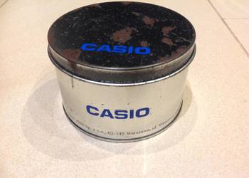 Stare Pudełko Metalowe CASIO Sygnowane