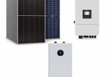 Zestaw fotowoltaiczny hybrydowy 12 kWp - falownik DEYE SG05LP3 1