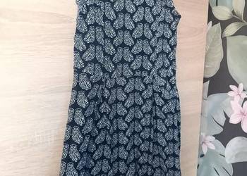 Sukienka czarna w sowy Bluezoo roz. 134
