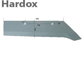 Lemiesz 300hektarów HARDOX 74903/P części do pługa OVERUM