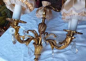 Żyrandol mosiężny