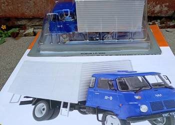 ROBUR LO 3000 Skrzyniowy Kultowe ciężarówki auta PRL Deagostini model 1/43