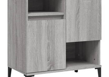 Komoda szary dąb sonoma 60x35x70 cm materiał drewnopochodny WM-821154